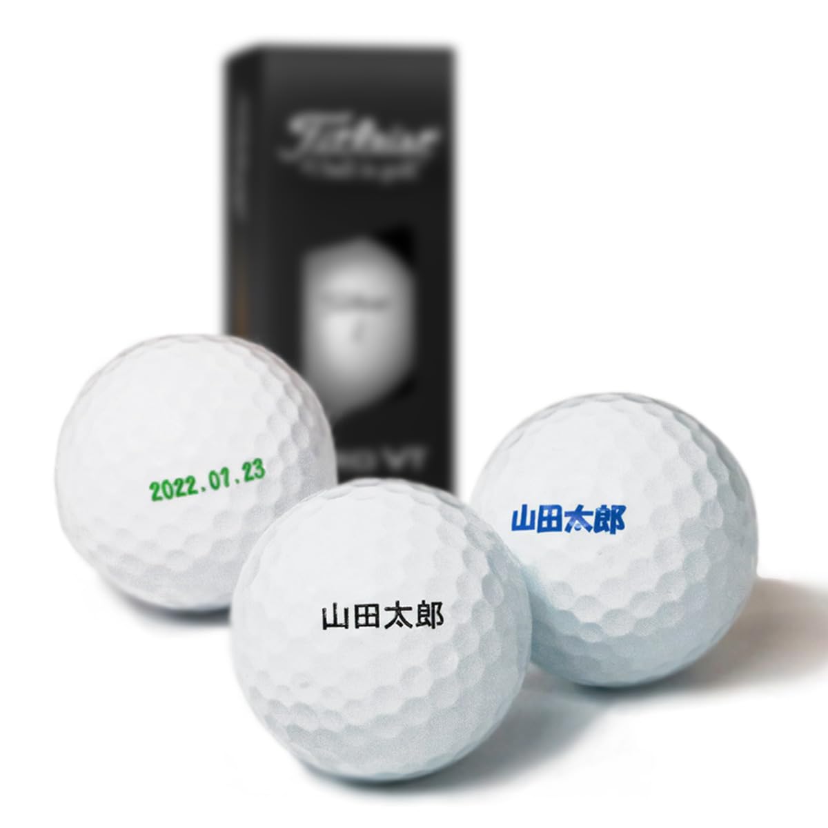 Amazon.co.jp: 3球名入れ【3球ソッコーオウンネーム】ゴルフボール V1